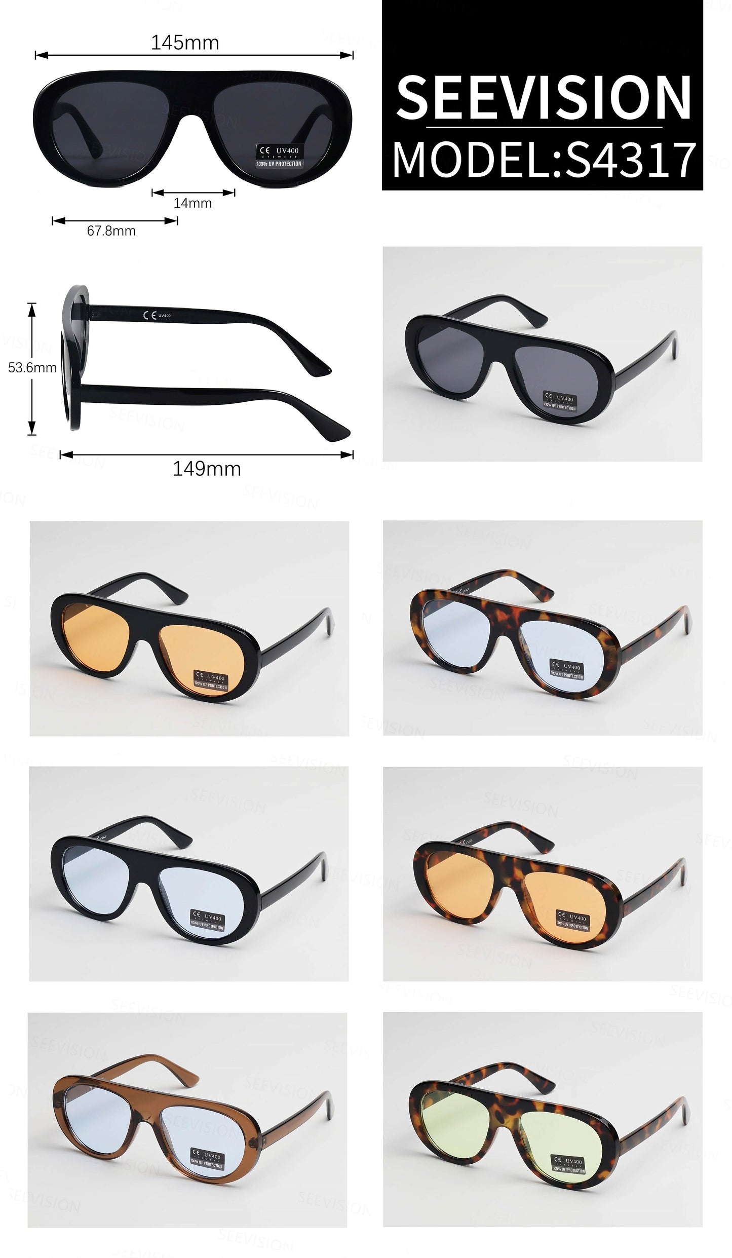 Τrendy UV400 S4317