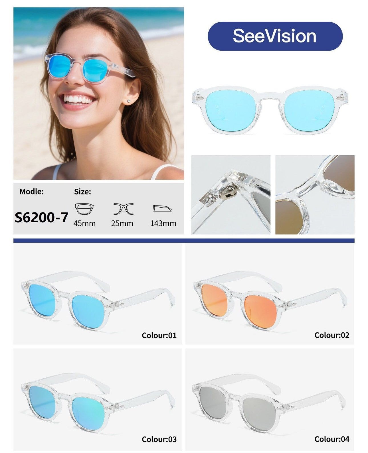 Trendy UV400 S6200-7