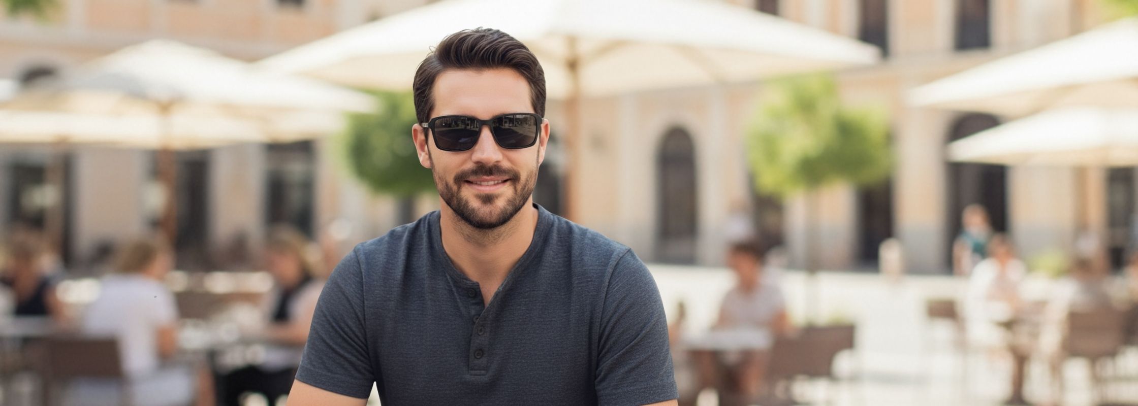 decorative banner for polarized men collection